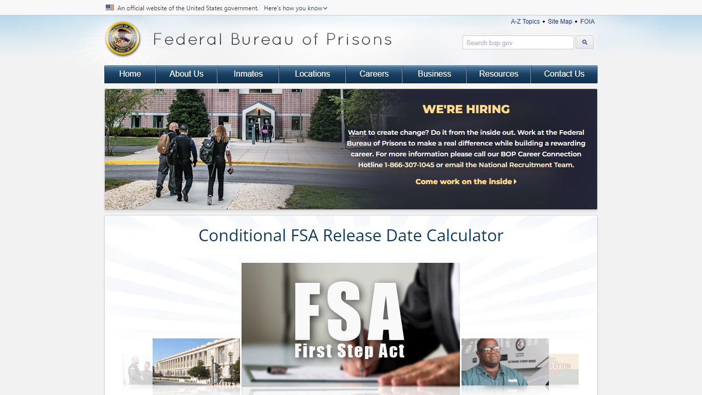 BOP: Federal Inmates - Federal Bureau of Prisons